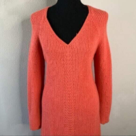 NWT Ann Taylor Women's Dahlia Long Sleeve Cable Sweater Dress - Picture 15 of 16
